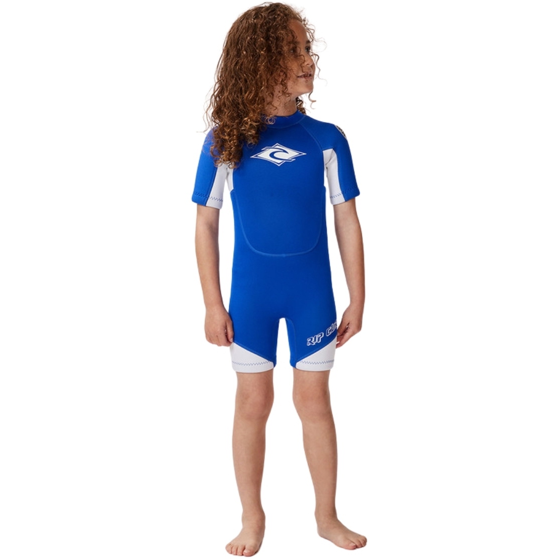 2026 Rip Curl Groms Omega 1.5mm Back Zip Muta Primaverile Muta 000TSP - Blue